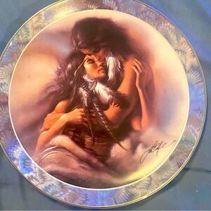 Beautiful-Bradford Exchange Collectible plate 8”